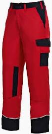 BP® Work & Wash Color Bundhose 1609 559 81, rot-schwarz Produktbild